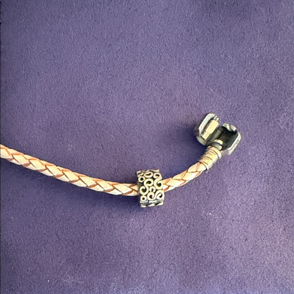 Pandora silver wavy charm